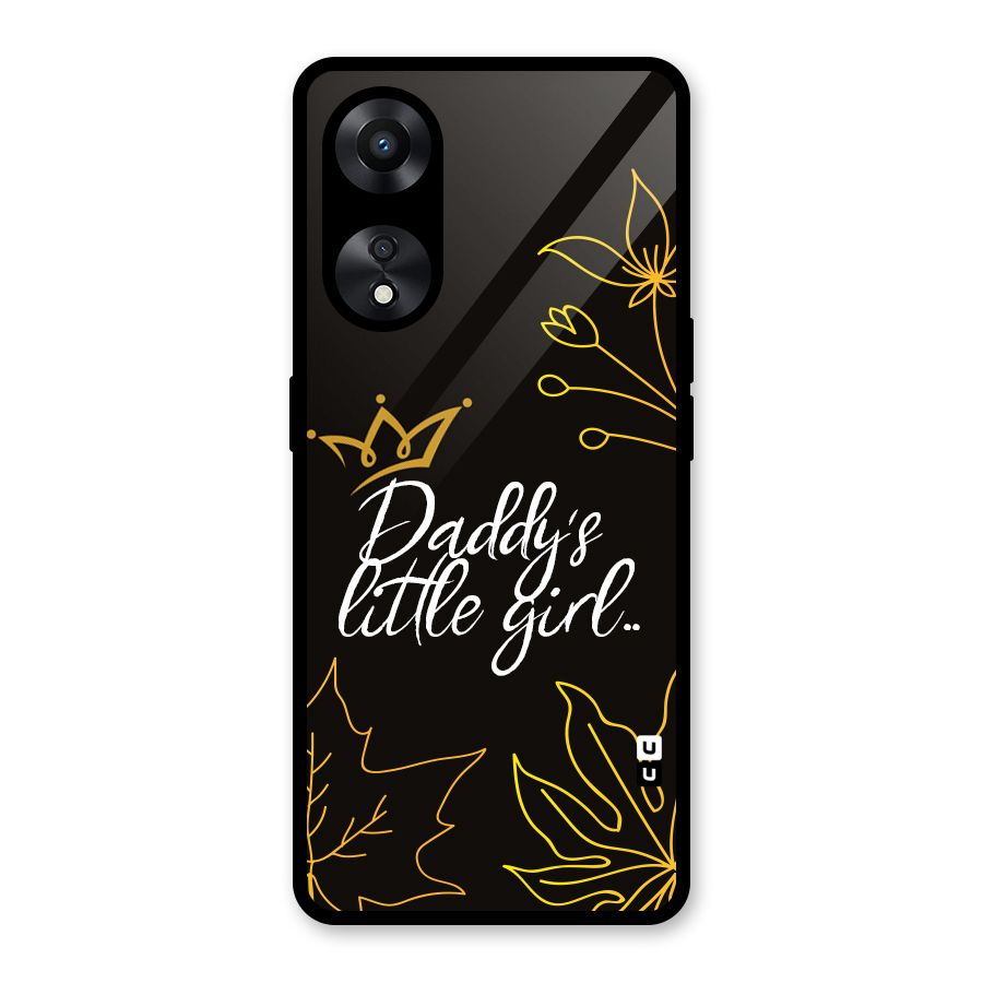 Favorite Little Girl Glass Back Case for Oppo A78