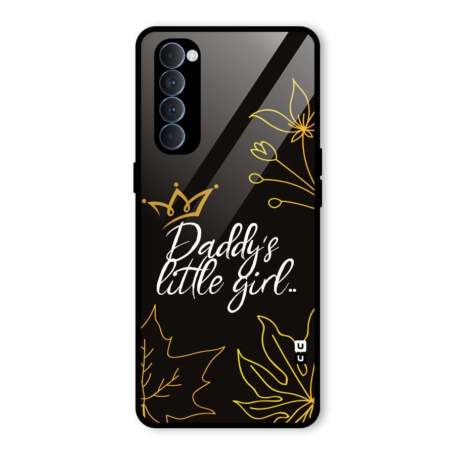 Favorite Little Girl Glass Back Case for Oppo Reno4 Pro