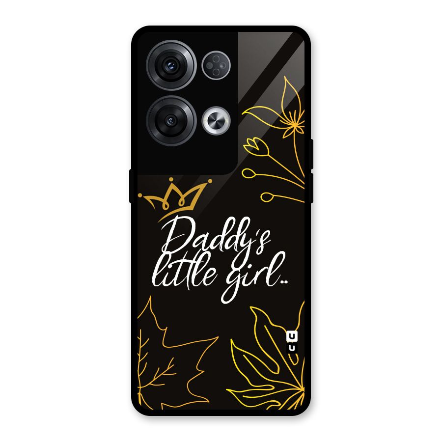 Favorite Little Girl Glass Back Case for Oppo Reno8 Pro 5G