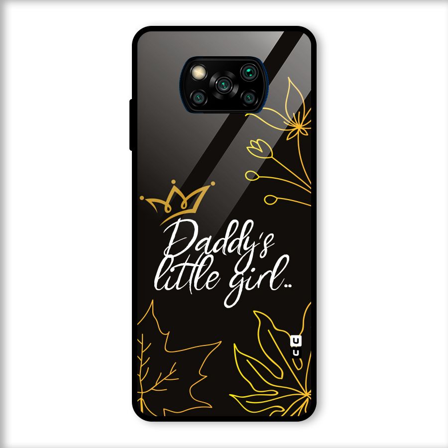 Favorite Little Girl Glass Back Case for Poco X3