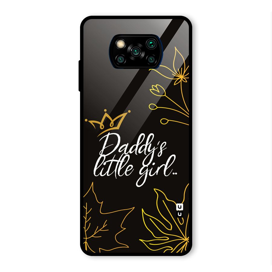 Favorite Little Girl Glass Back Case for Poco X3 Pro