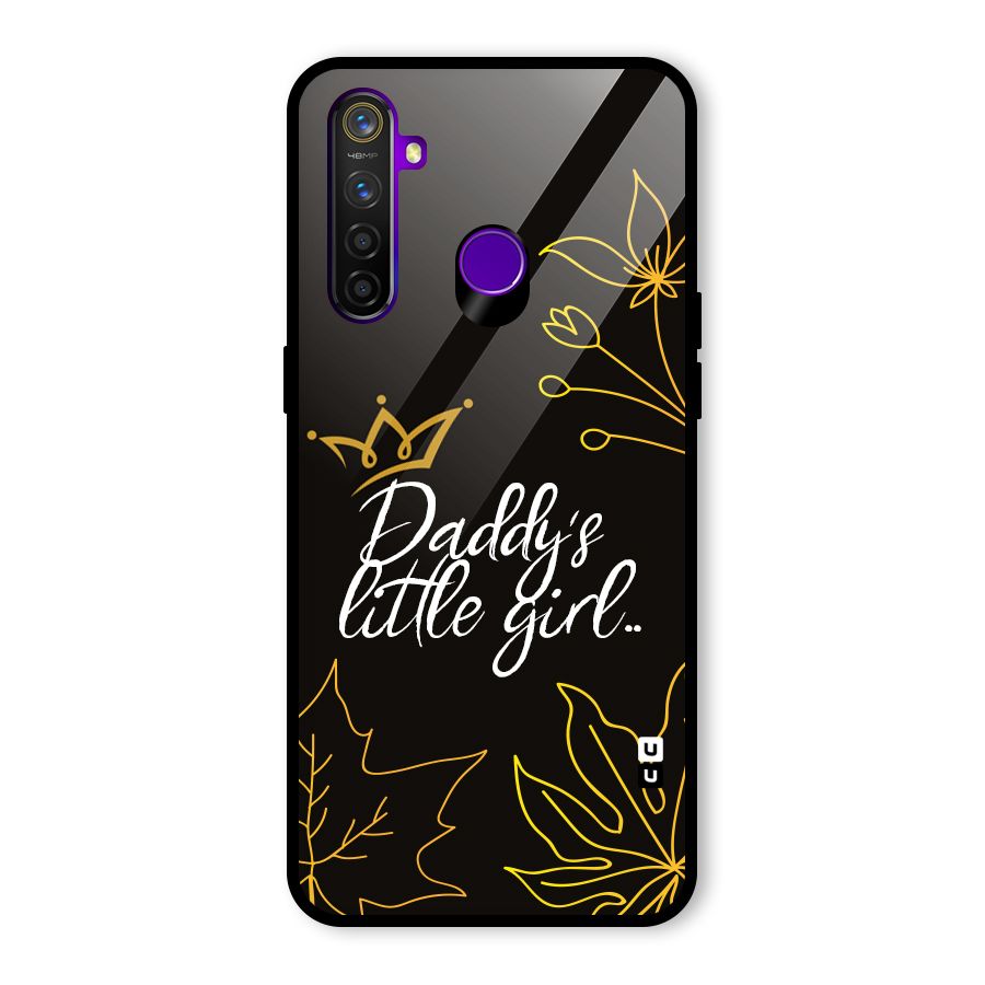 Favorite Little Girl Glass Back Case for Realme 5 Pro
