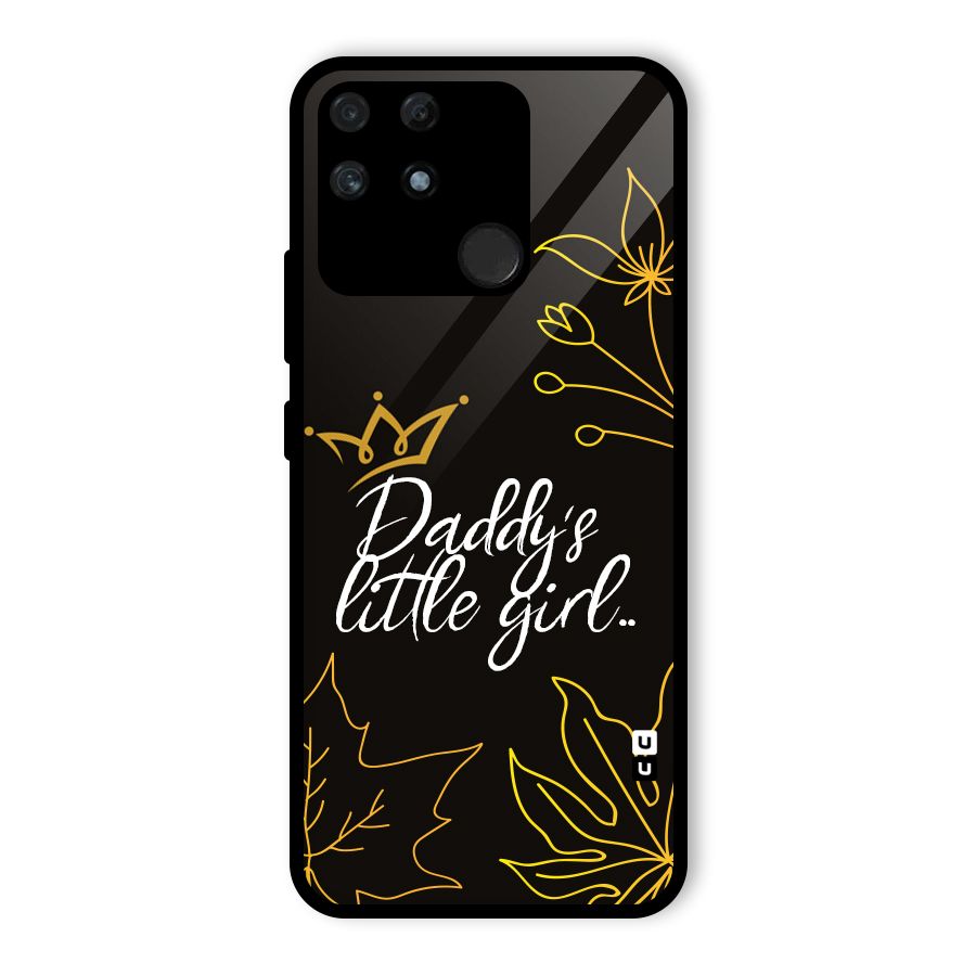 Favorite Little Girl Glass Back Case for Realme Narzo 50A