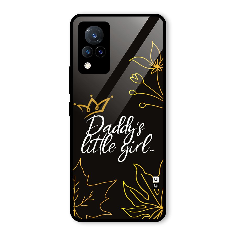 Favorite Little Girl Glass Back Case for Vivo V21 5G