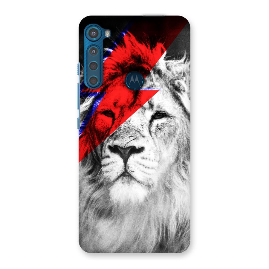 Fearless Lion Back Case for Motorola One Fusion Plus