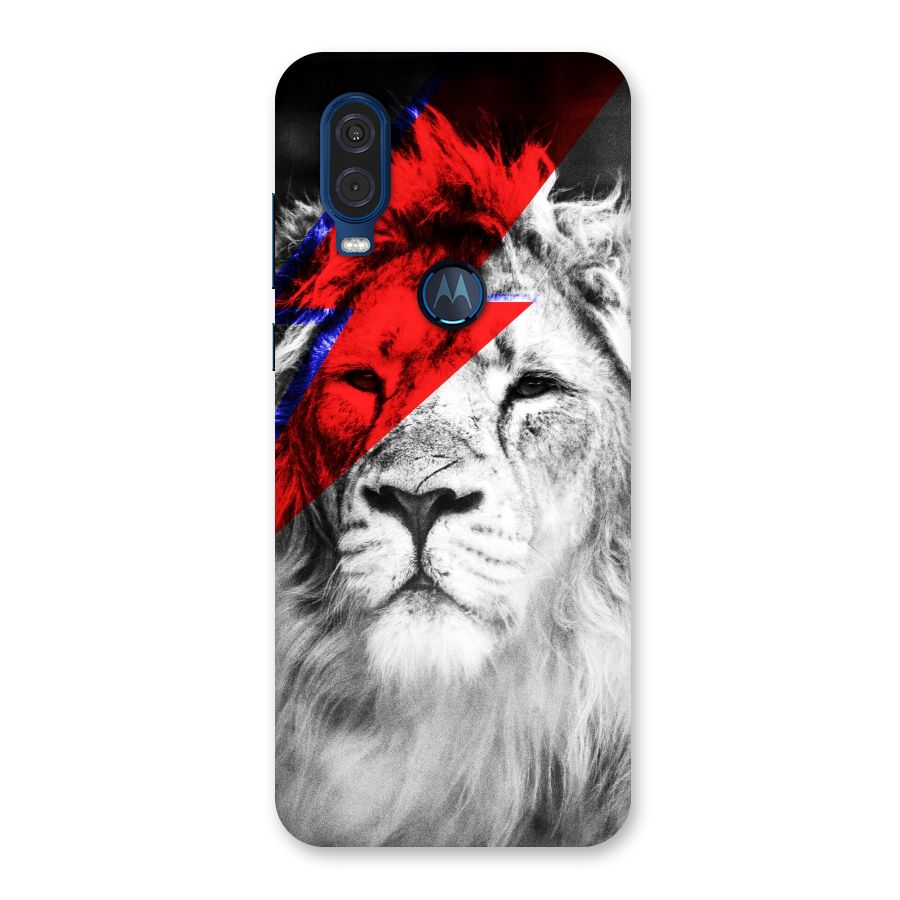 Fearless Lion Back Case for Motorola One Vision
