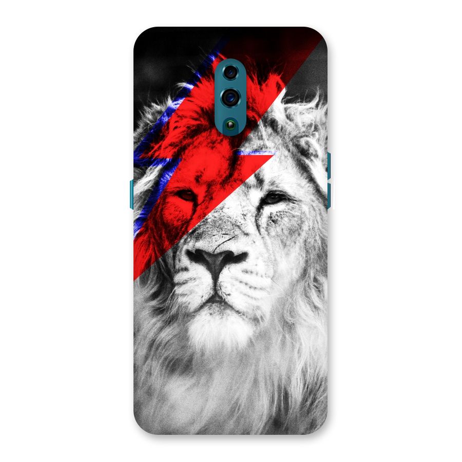 Fearless Lion Back Case for Oppo Reno