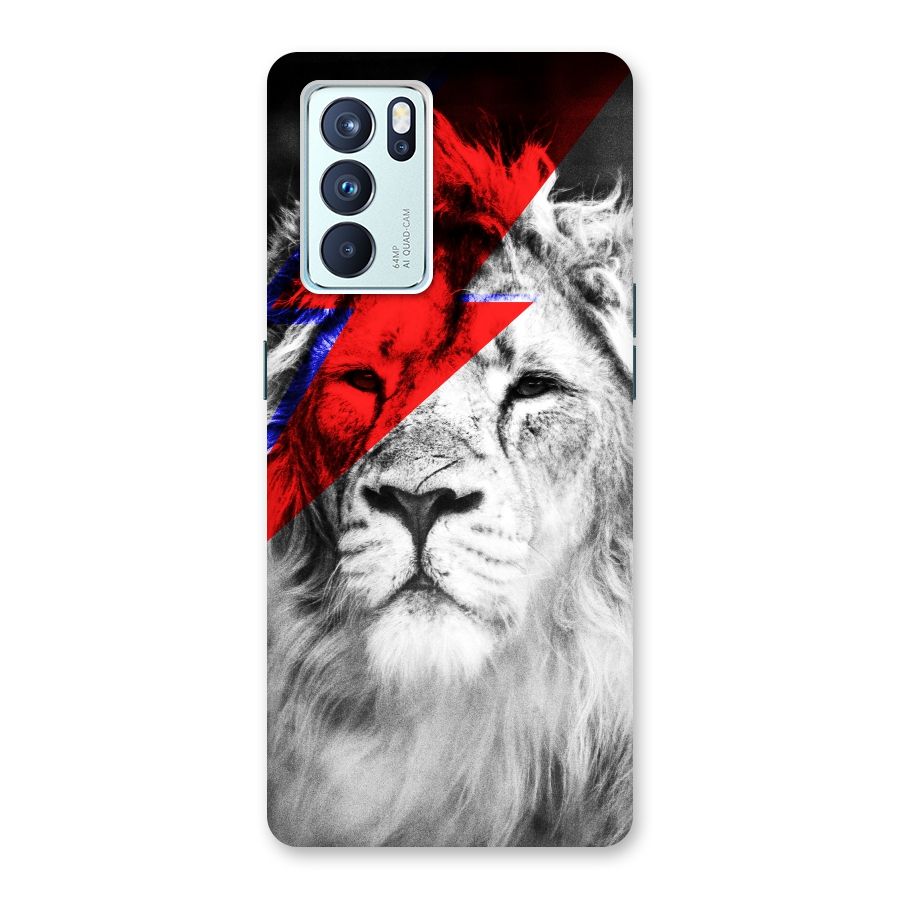 Fearless Lion Back Case for Oppo Reno6 Pro 5G