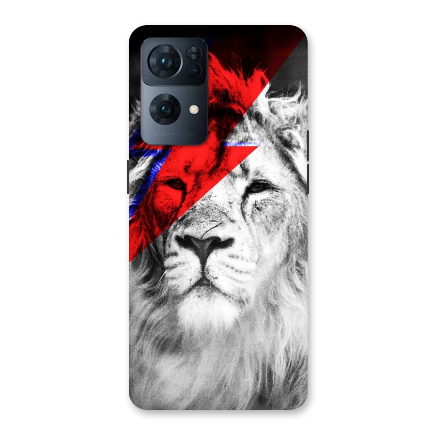 Fearless Lion Back Case for Oppo Reno7 Pro 5G