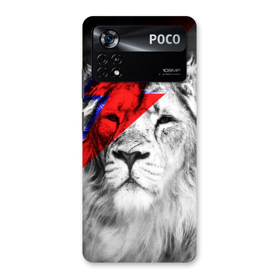 Fearless Lion Back Case for Poco X4 Pro 5G