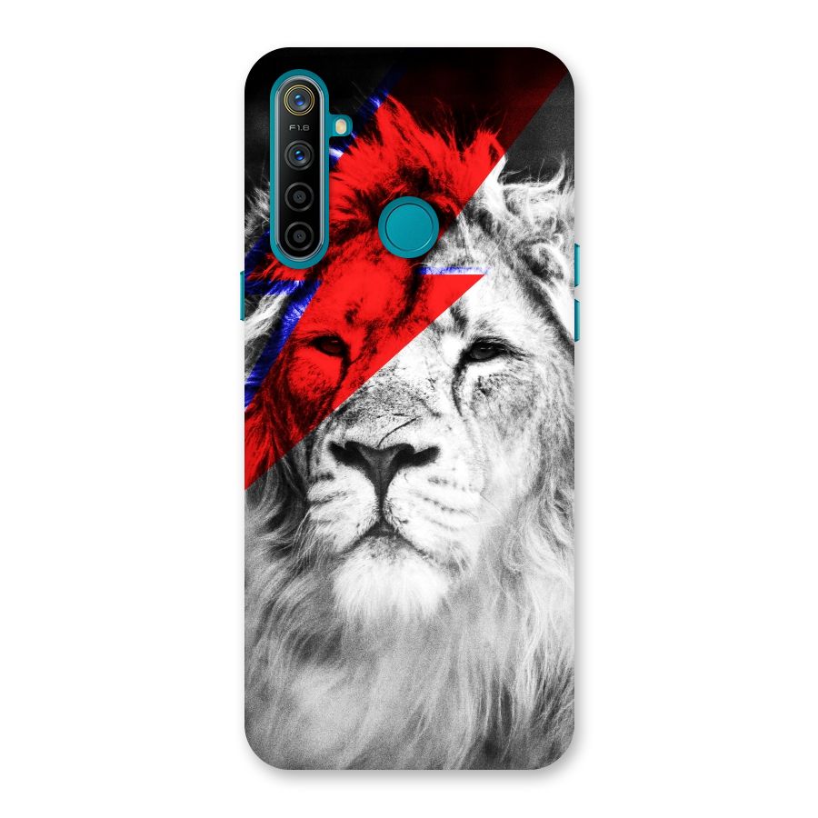 Fearless Lion Back Case for Realme 5i