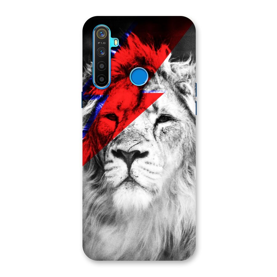 Fearless Lion Back Case for Realme 5s