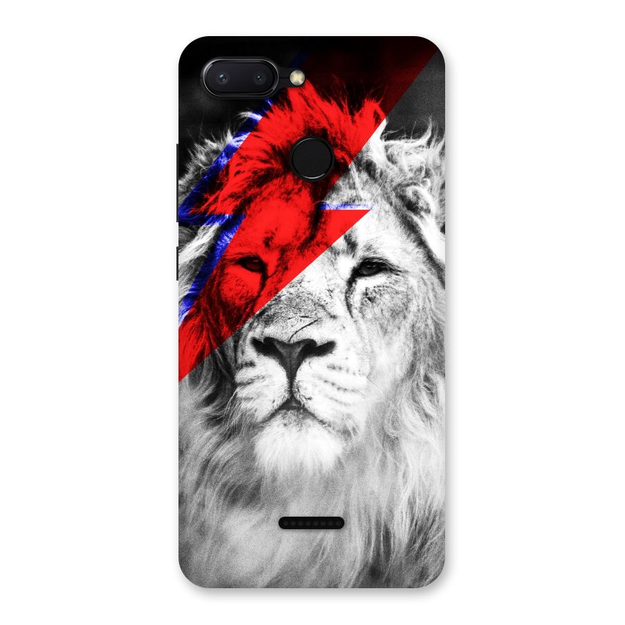 Fearless Lion Back Case for Redmi 6