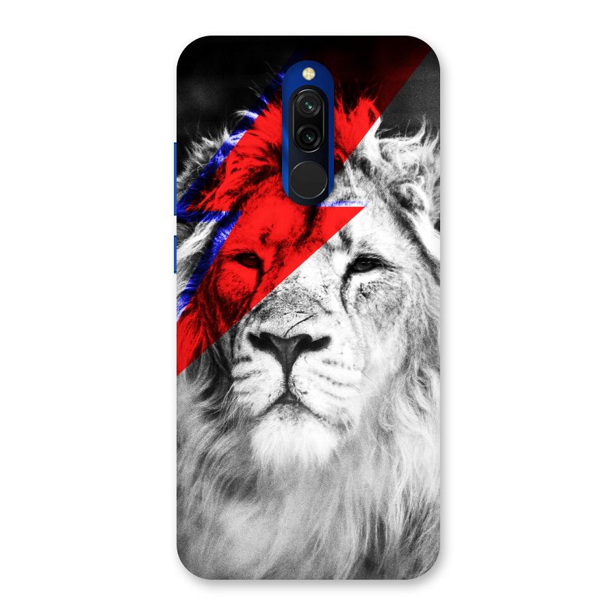 Fearless Lion Back Case for Redmi 8