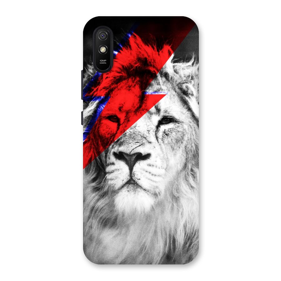 Fearless Lion Back Case for Redmi 9i