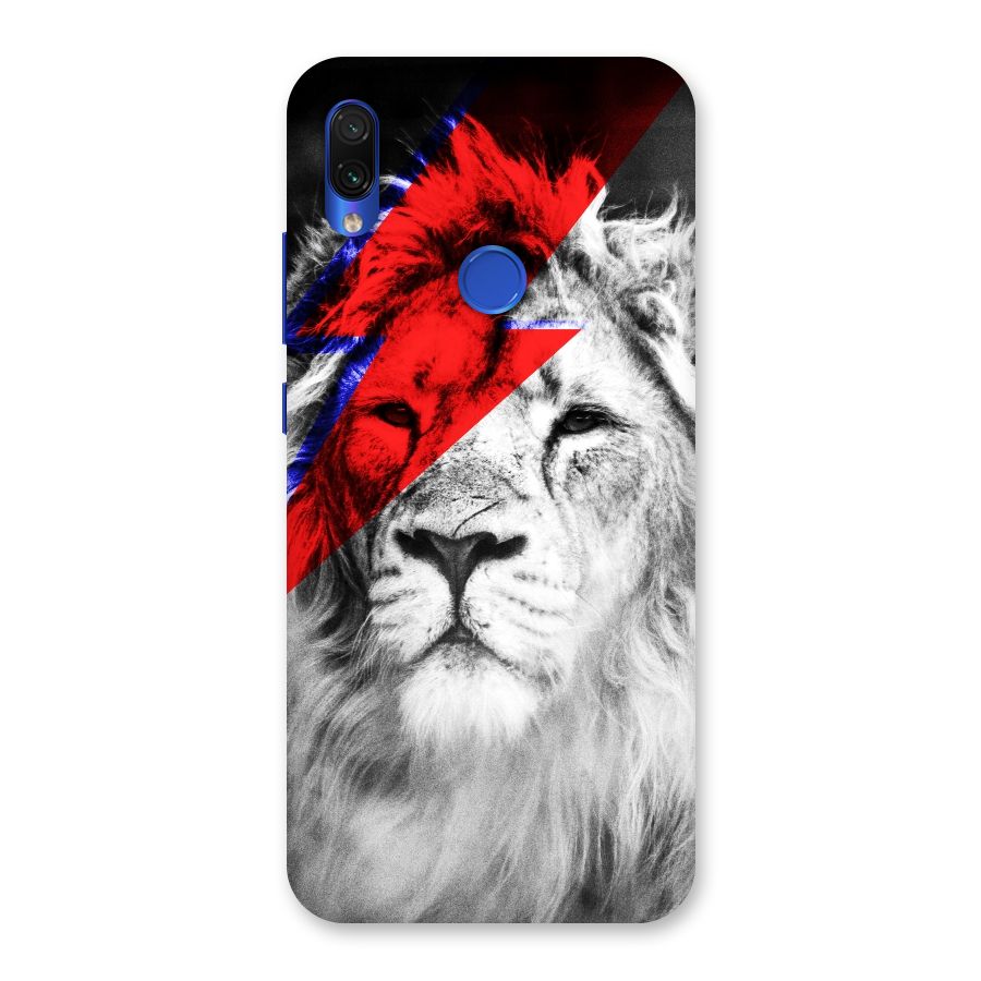 Fearless Lion Back Case for Redmi Note 7S