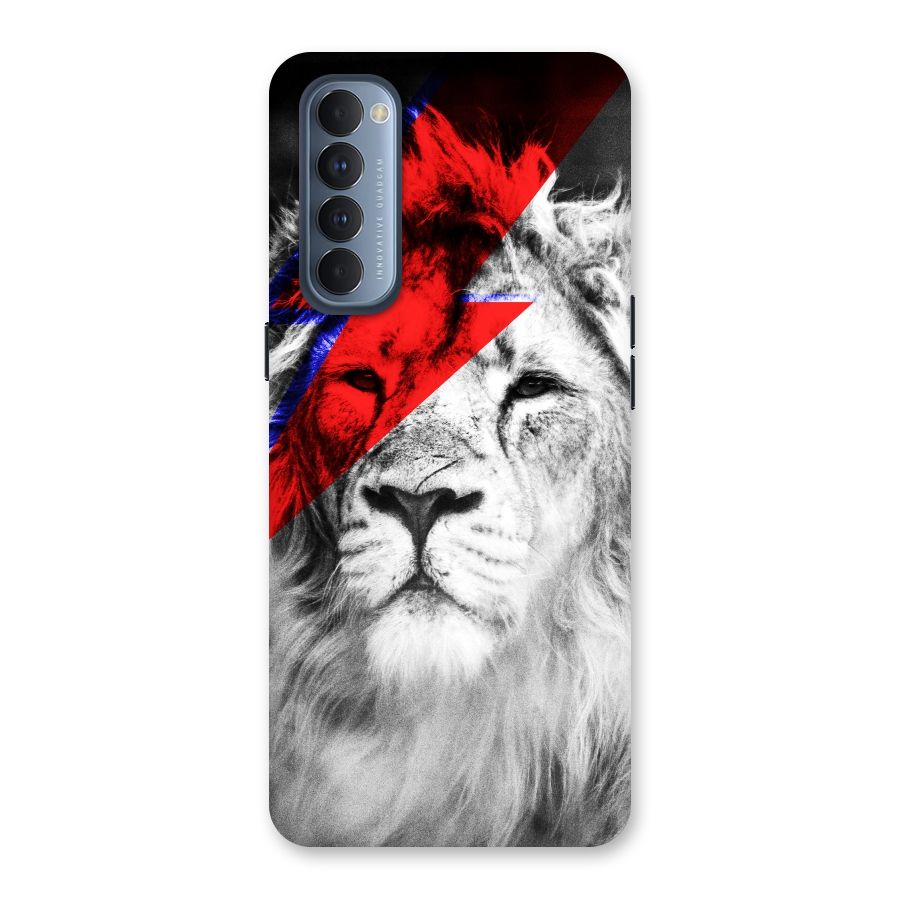 Fearless Lion Back Case for Reno4 Pro
