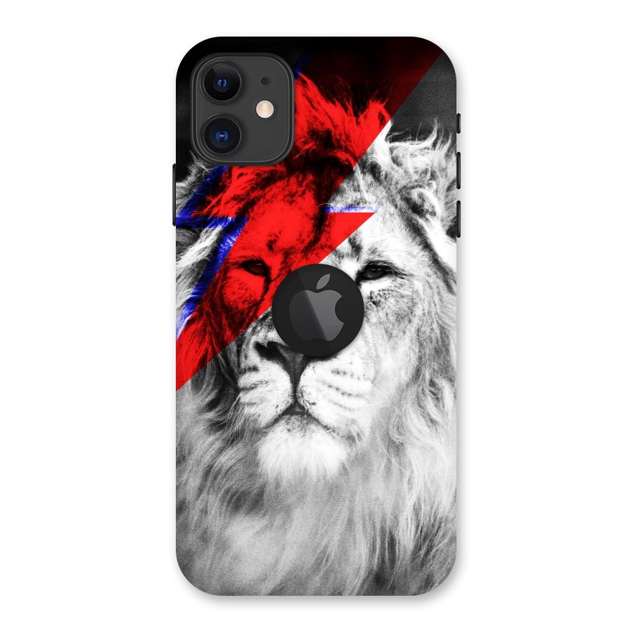 Fearless Lion Back Case for iPhone 11 Logo Cut