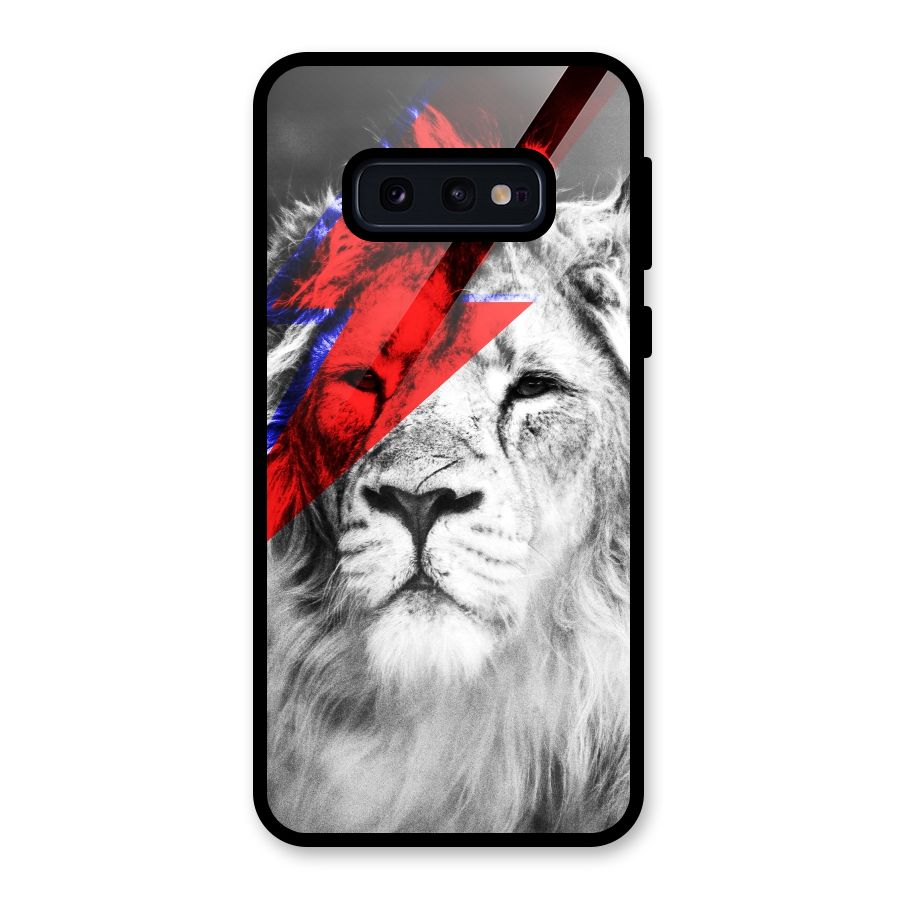 Fearless Lion Glass Back Case for Galaxy S10e