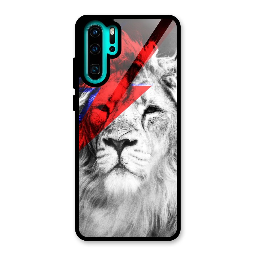Fearless Lion Glass Back Case for Huawei P30 Pro