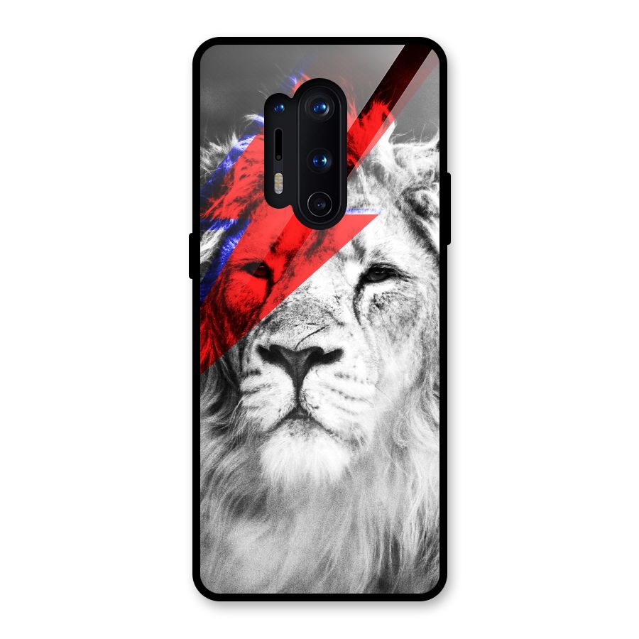 Fearless Lion Glass Back Case for OnePlus 8 Pro