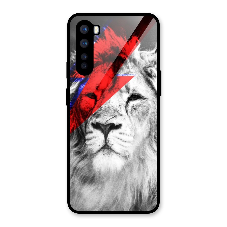 Fearless Lion Glass Back Case for OnePlus Nord