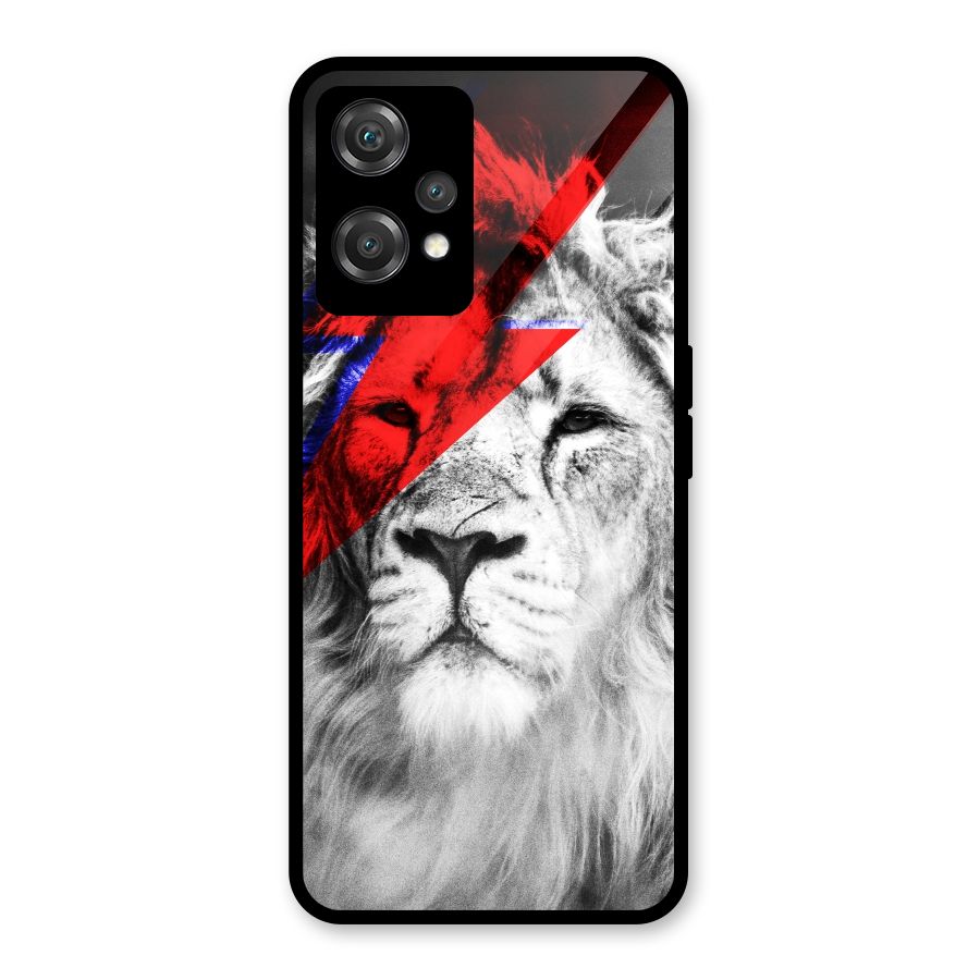 Fearless Lion Glass Back Case for OnePlus Nord CE 2 Lite 5G