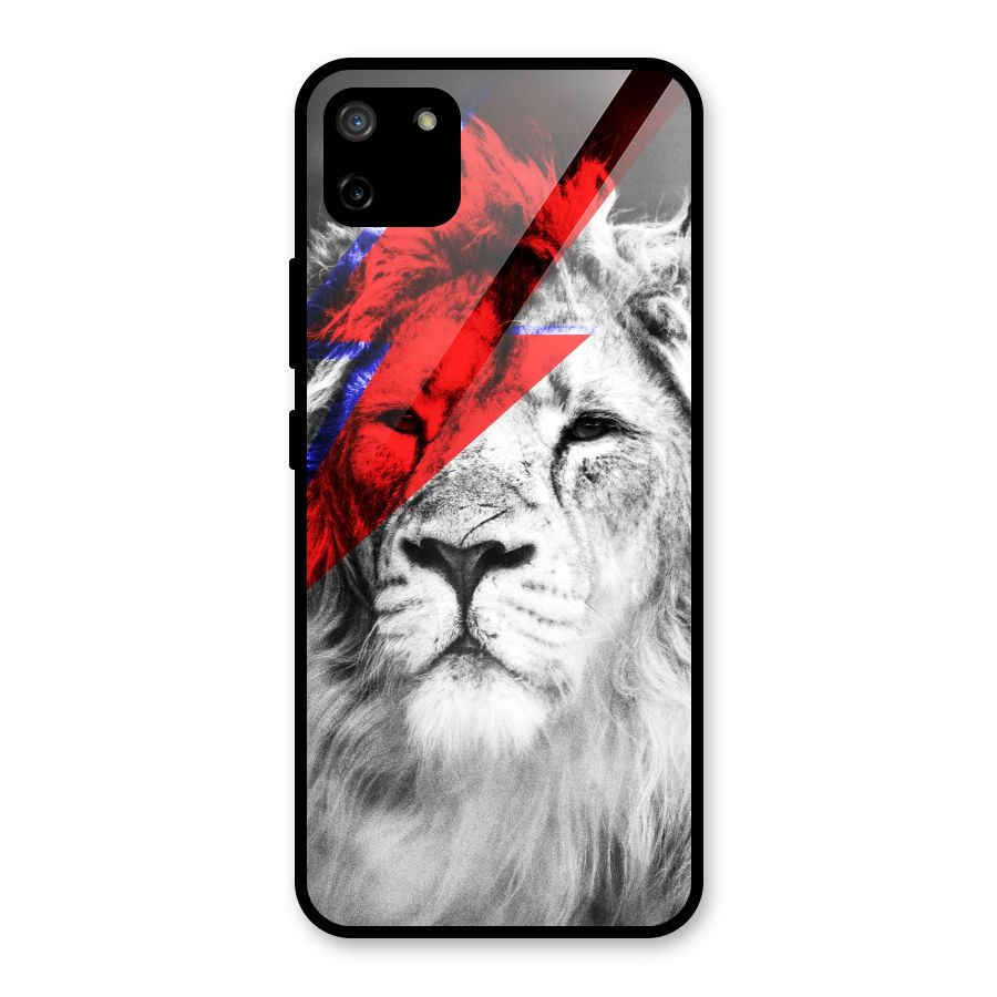 Fearless Lion Glass Back Case for Realme C11
