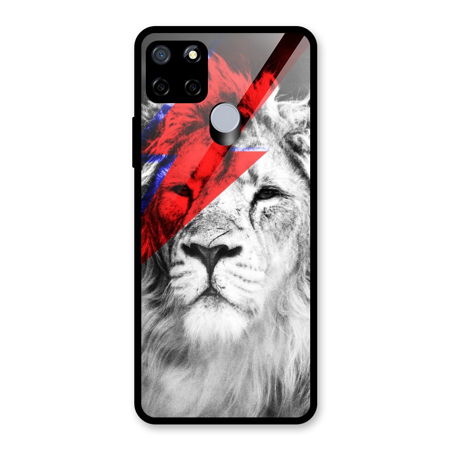 Fearless Lion Glass Back Case for Realme C12