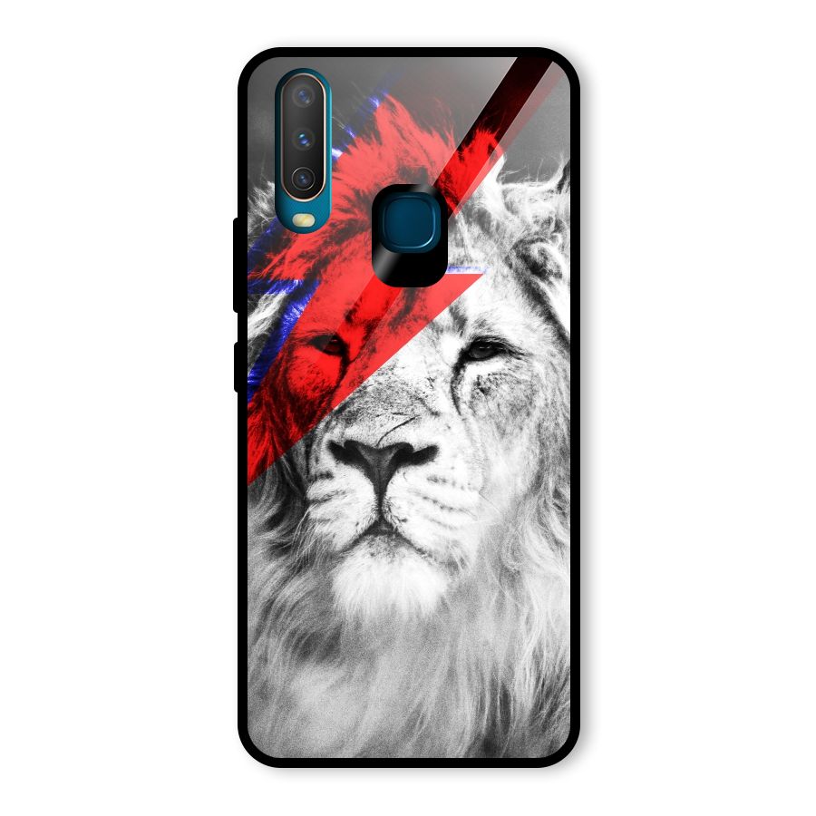 Fearless Lion Glass Back Case for Vivo U10