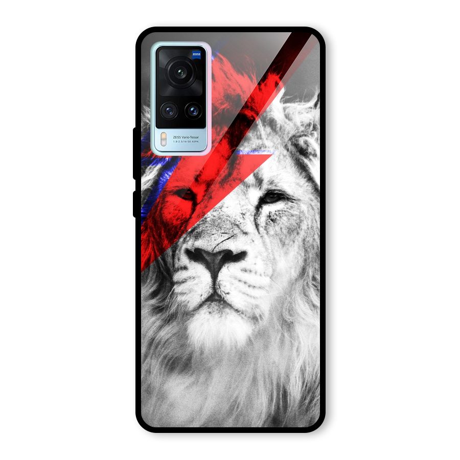 Fearless Lion Glass Back Case for Vivo X60