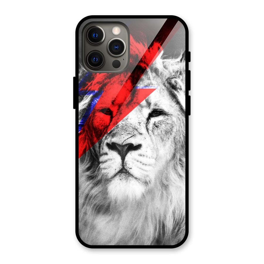 Fearless Lion Glass Back Case for iPhone 12 Pro Max