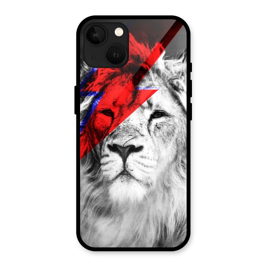 Fearless Lion Glass Back Case for iPhone 13