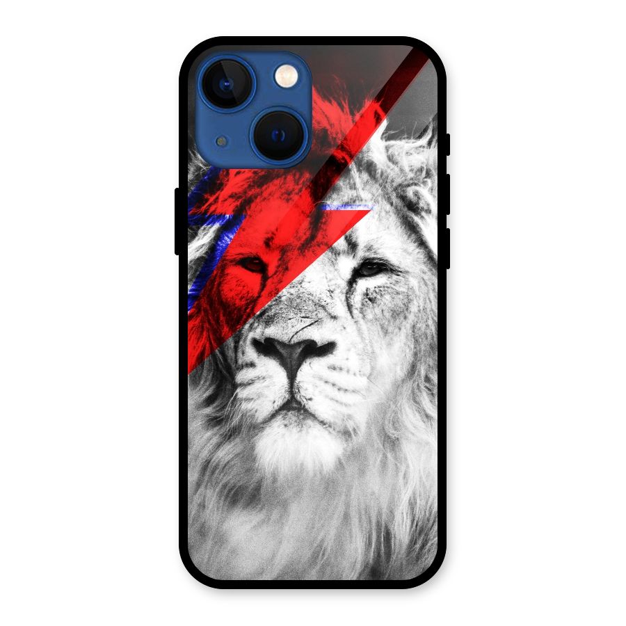 Fearless Lion Glass Back Case for iPhone 13 Mini