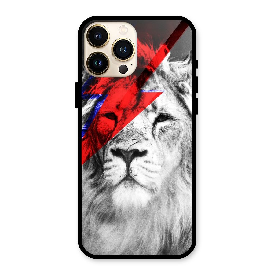 Fearless Lion Glass Back Case for iPhone 13 Pro Max