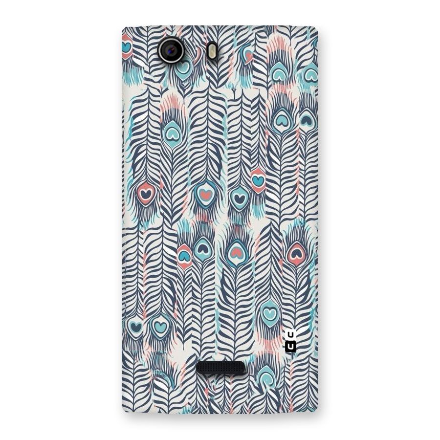 Feather Art Back Case for Canvas Nitro 2 E311
