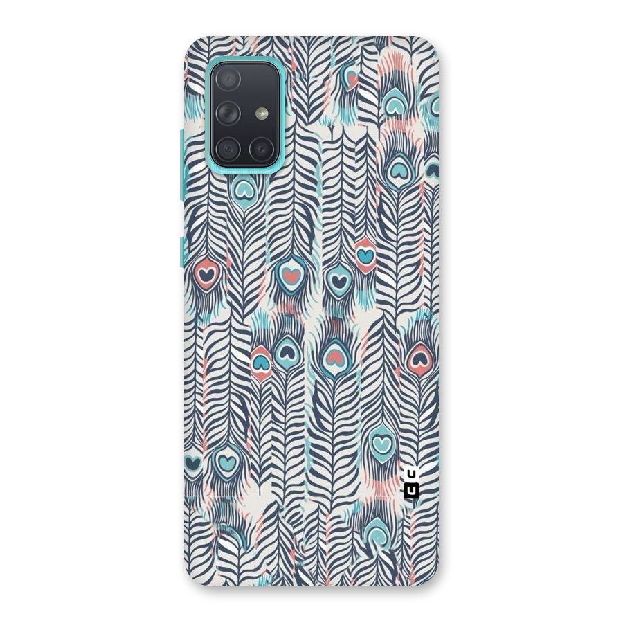 Feather Art Back Case for Galaxy A71