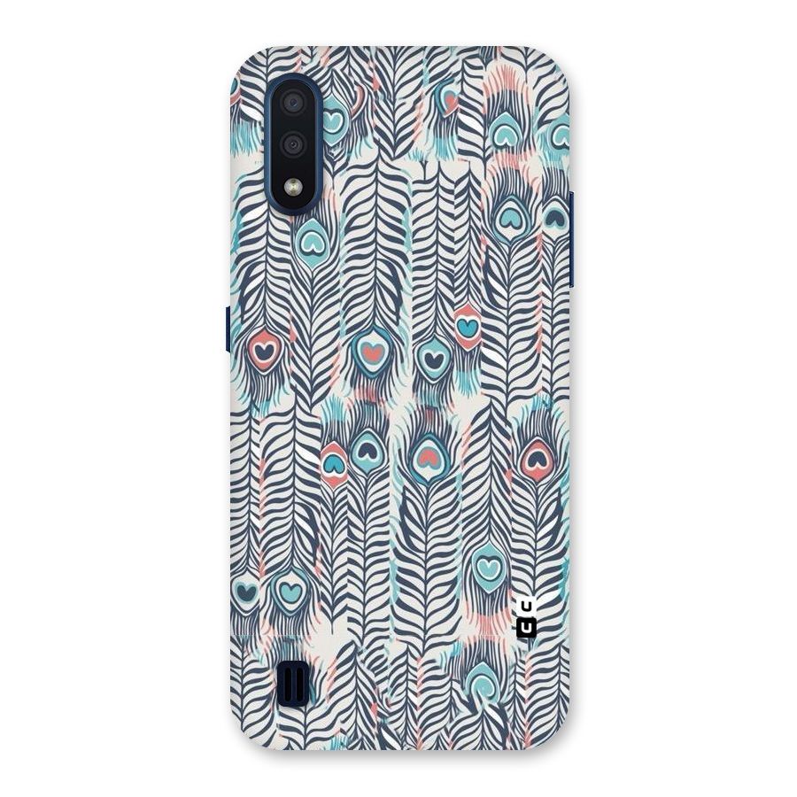 Feather Art Back Case for Galaxy M01