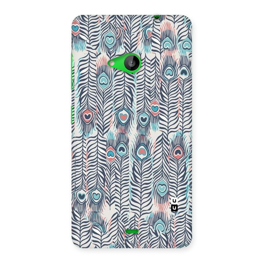 Feather Art Back Case for Lumia 535