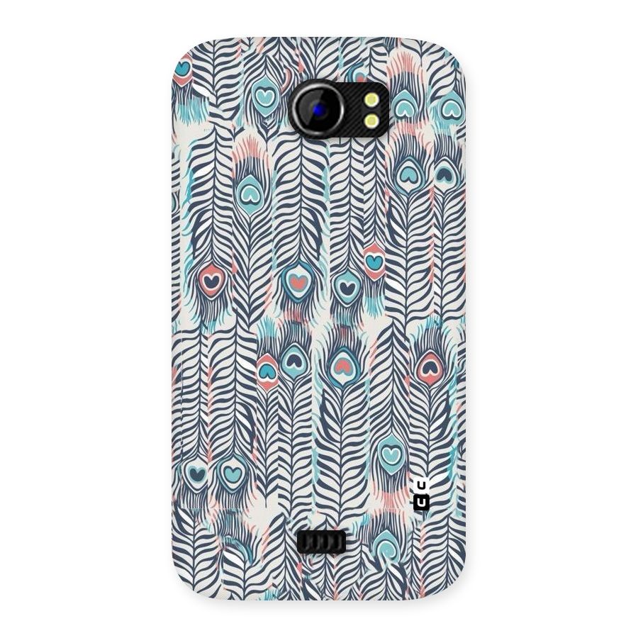 Feather Art Back Case for Micromax Canvas 2 A110