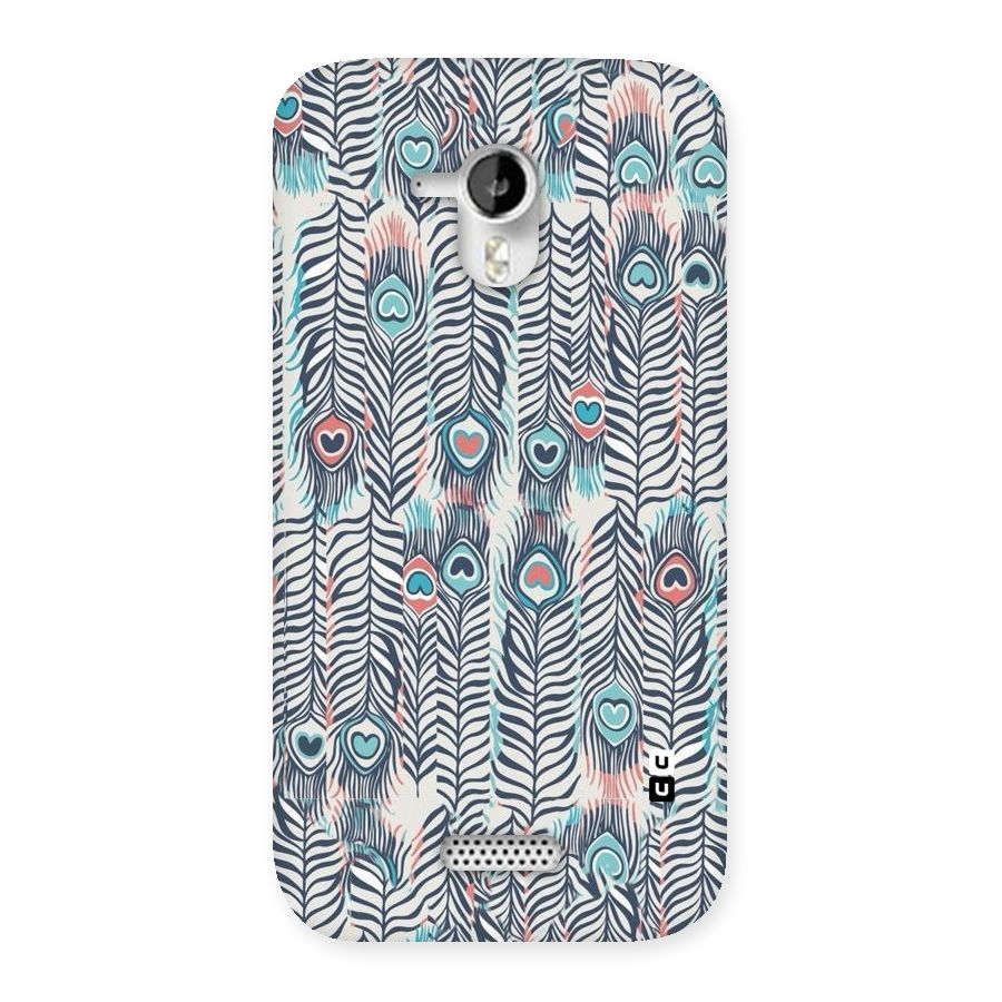 Feather Art Back Case for Micromax Canvas HD A116