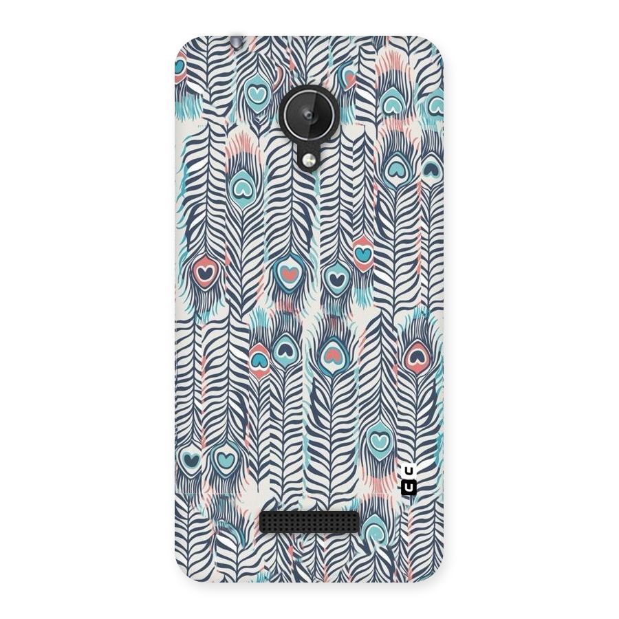 Feather Art Back Case for Micromax Canvas Spark Q380