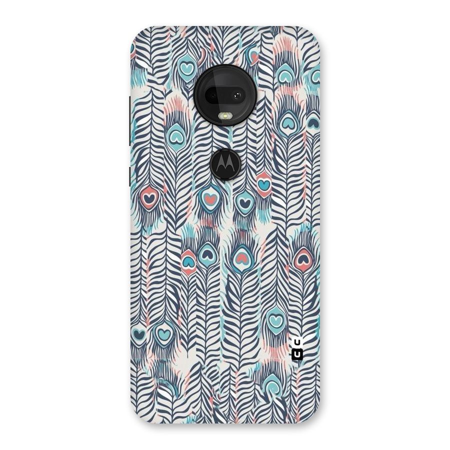Feather Art Back Case for Moto G7