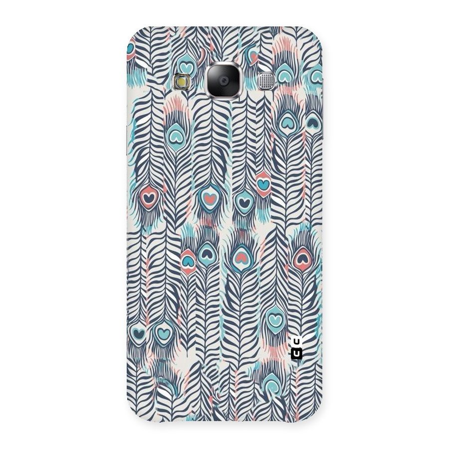 Feather Art Back Case for Samsung Galaxy E5