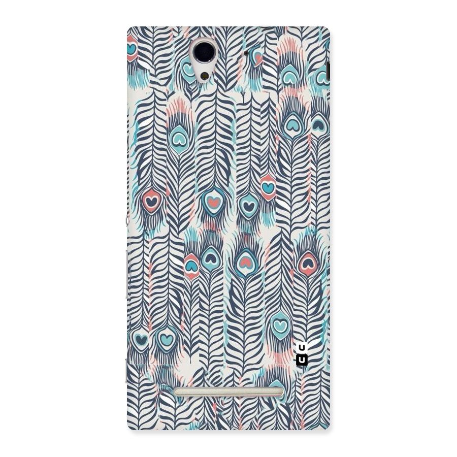 Feather Art Back Case for Sony Xperia C3