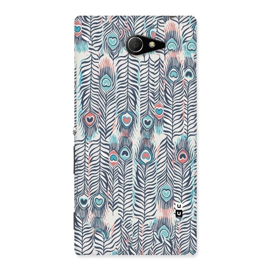Feather Art Back Case for Sony Xperia M2