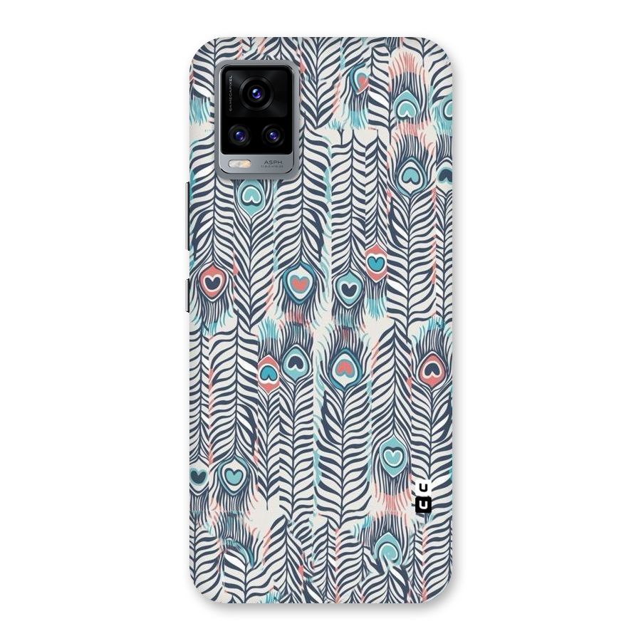 Feather Art Back Case for Vivo V20