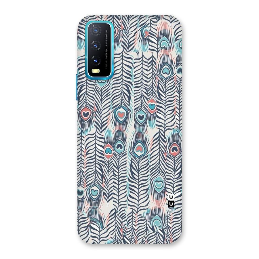 Feather Art Back Case for Vivo Y20A