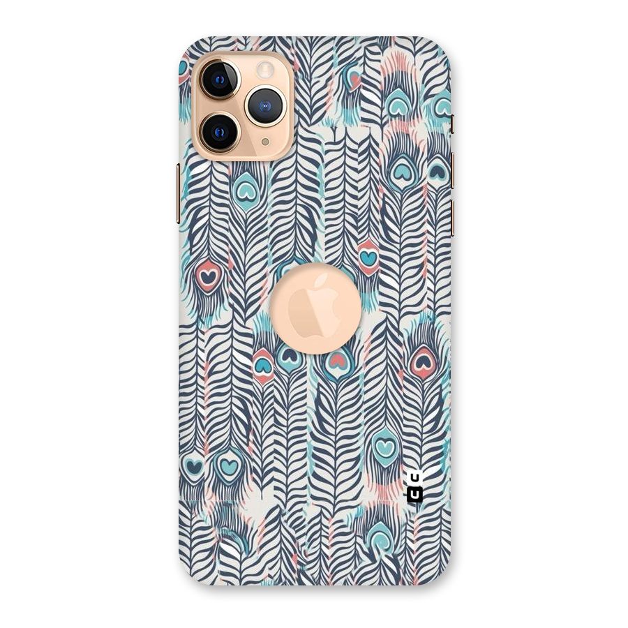 Feather Art Back Case for iPhone 11 Pro Max Logo Cut