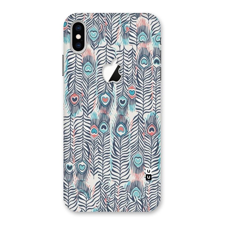 Feather Art Back Case for iPhone XS Max Apple Cut
